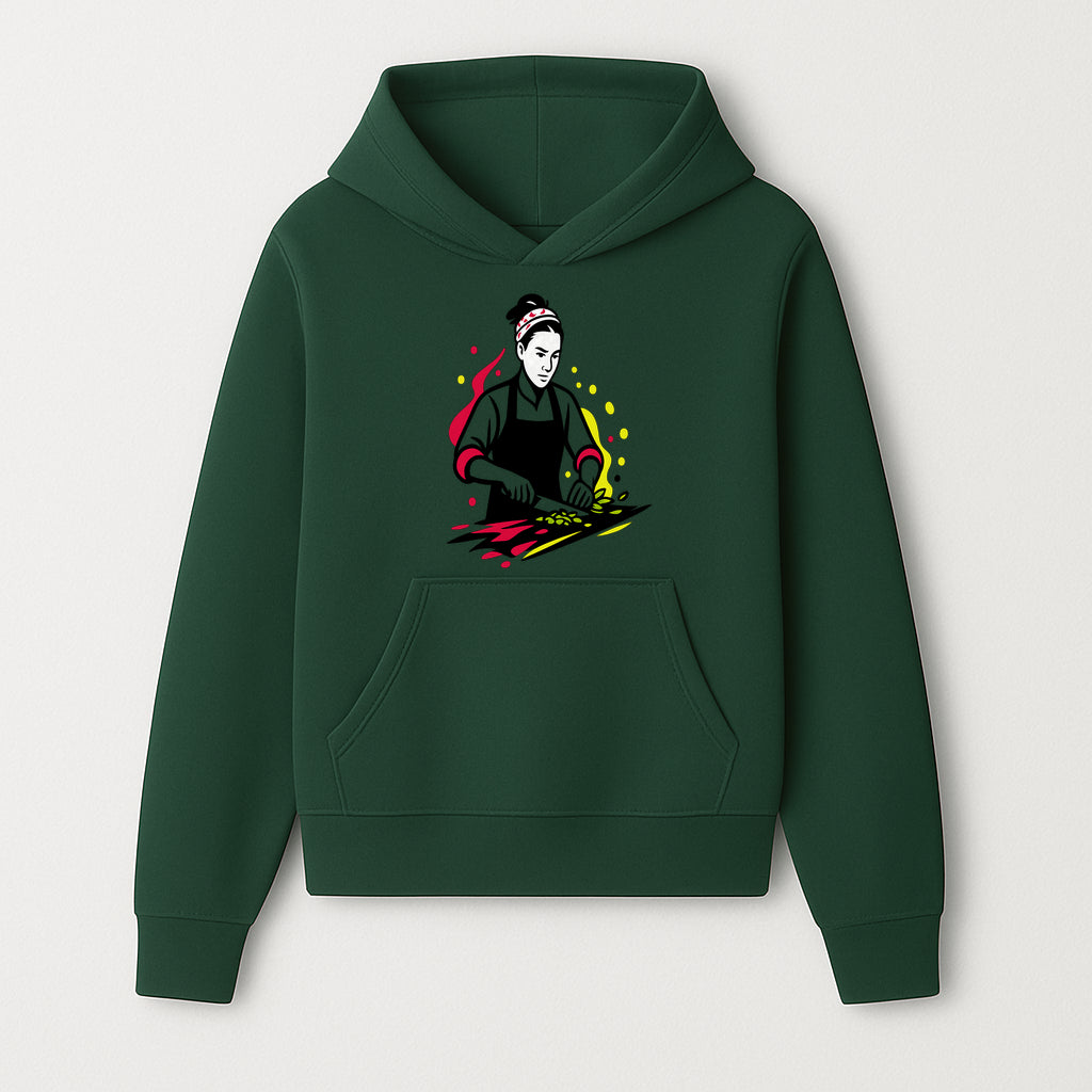 Chef Cutting Vegetables Graphic Tee | Cooking Apparel | Foodie Gift | Restaurant Uniform | Chef Artwork | Culinary T-Shirt - Hoodie 1758181714280.jpg