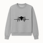Chef Heartbeat Kitchen Decor | Spoon Fork Cooking Graphic Tee | Culinary Passion Gift for Chefs, Foodies, and Cooks - Sweatshirt 1758181714558.jpg