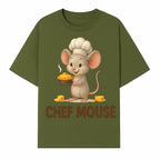 Chef Mouse Cartoon Wall Art Print - Cute Kitchen Decor for Kids, Nursery, or Culinary Enthusiasts, Adorable Chef Design - T-shirt 1758181714726.jpg