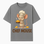 Chef Mouse Cartoon Wall Art Print - Cute Kitchen Decor for Kids, Nursery, or Culinary Enthusiasts, Adorable Chef Design - T-shirt 1758181714845.jpg