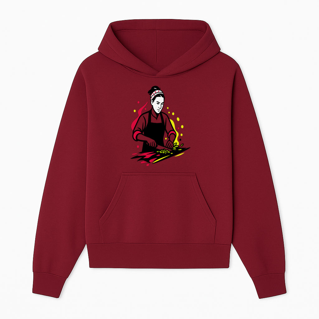 Chef Cutting Vegetables Graphic Tee | Cooking Apparel | Foodie Gift | Restaurant Uniform | Chef Artwork | Culinary T-Shirt - Hoodie 1758181714949.jpg