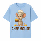 Chef Mouse Cartoon Wall Art Print - Cute Kitchen Decor for Kids, Nursery, or Culinary Enthusiasts, Adorable Chef Design - T-shirt 1758181714982.jpg