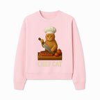 Chef Cat Cooking Illustration with Knife, Cute Cat Chef Design for Kitchen Decor, Pet Lovers Gift, Culinary Art Prints - Sweatshirt 1758181715102.jpg