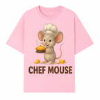 Chef Mouse Cartoon Wall Art Print - Cute Kitchen Decor for Kids, Nursery, or Culinary Enthusiasts, Adorable Chef Design - T-shirt 1758181715155.jpg