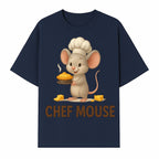 Chef Mouse Cartoon Wall Art Print - Cute Kitchen Decor for Kids, Nursery, or Culinary Enthusiasts, Adorable Chef Design - T-shirt 1758181715427.jpg