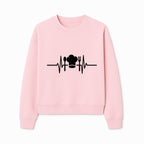 Chef Heartbeat Kitchen Decor | Spoon Fork Cooking Graphic Tee | Culinary Passion Gift for Chefs, Foodies, and Cooks - Sweatshirt 1758181715460.jpg