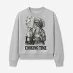 Cat Chef Cooking Time T-Shirt - Funny Cat Lover Gift, Culinary Humor, Kitchen Apparel for Animal Lovers, Unique Cooking Design - Sweatshirt 1758181715595.jpg