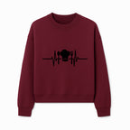 Chef Heartbeat Kitchen Decor | Spoon Fork Cooking Graphic Tee | Culinary Passion Gift for Chefs, Foodies, and Cooks - Sweatshirt 1758181715638.jpg