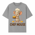 Chef Mouse Cartoon Wall Art Print - Cute Kitchen Decor for Kids, Nursery, or Culinary Enthusiasts, Adorable Chef Design - T-shirt 1758181715690.jpg
