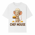 Chef Mouse Cartoon Wall Art Print - Cute Kitchen Decor for Kids, Nursery, or Culinary Enthusiasts, Adorable Chef Design - T-shirt 1758181715857.jpg
