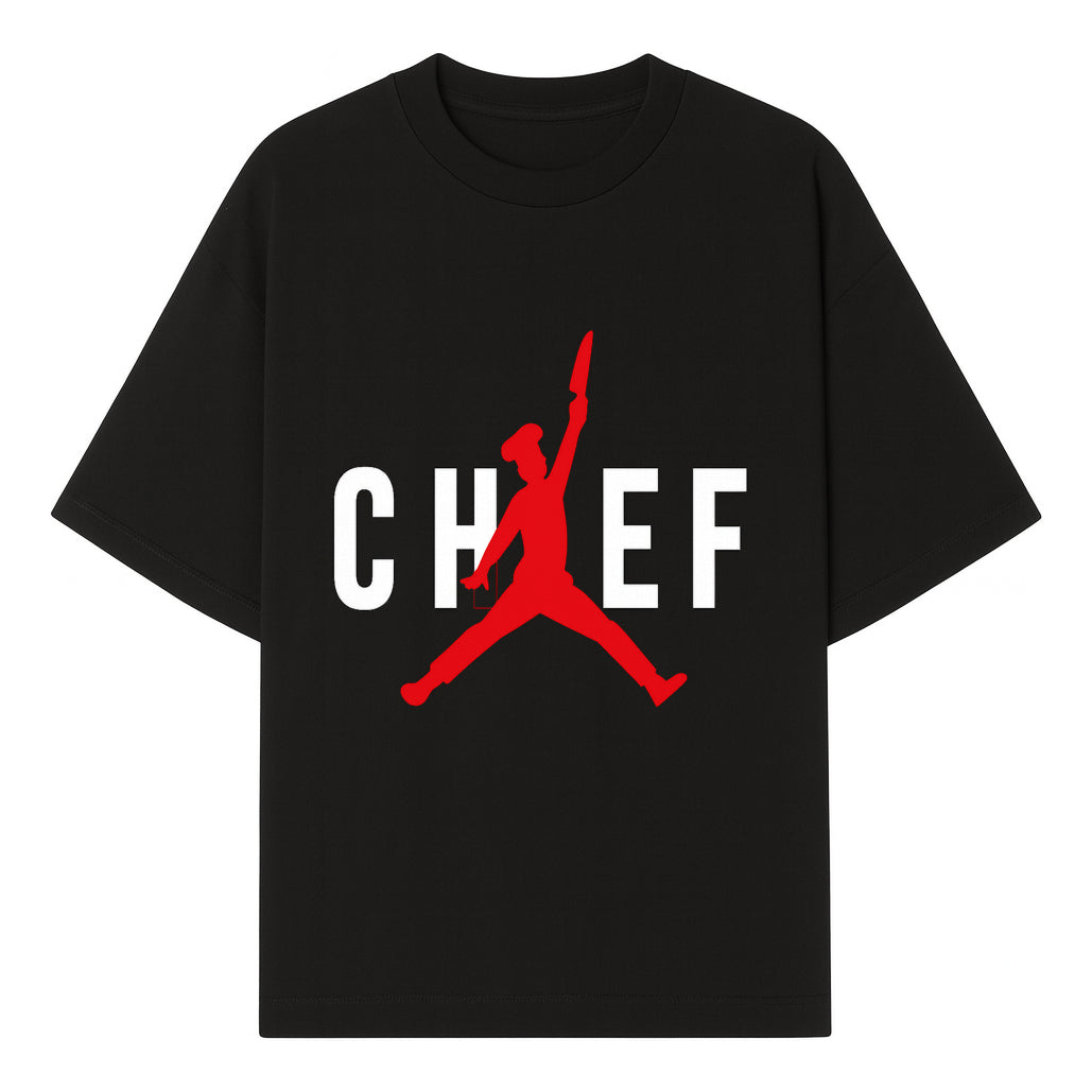 Chef Inspired Graphic Tee - Cool Chef Jumping Design - Funny Cooking Shirt for Culinary Lovers and Foodies - T-shirt 1758181716271.jpg