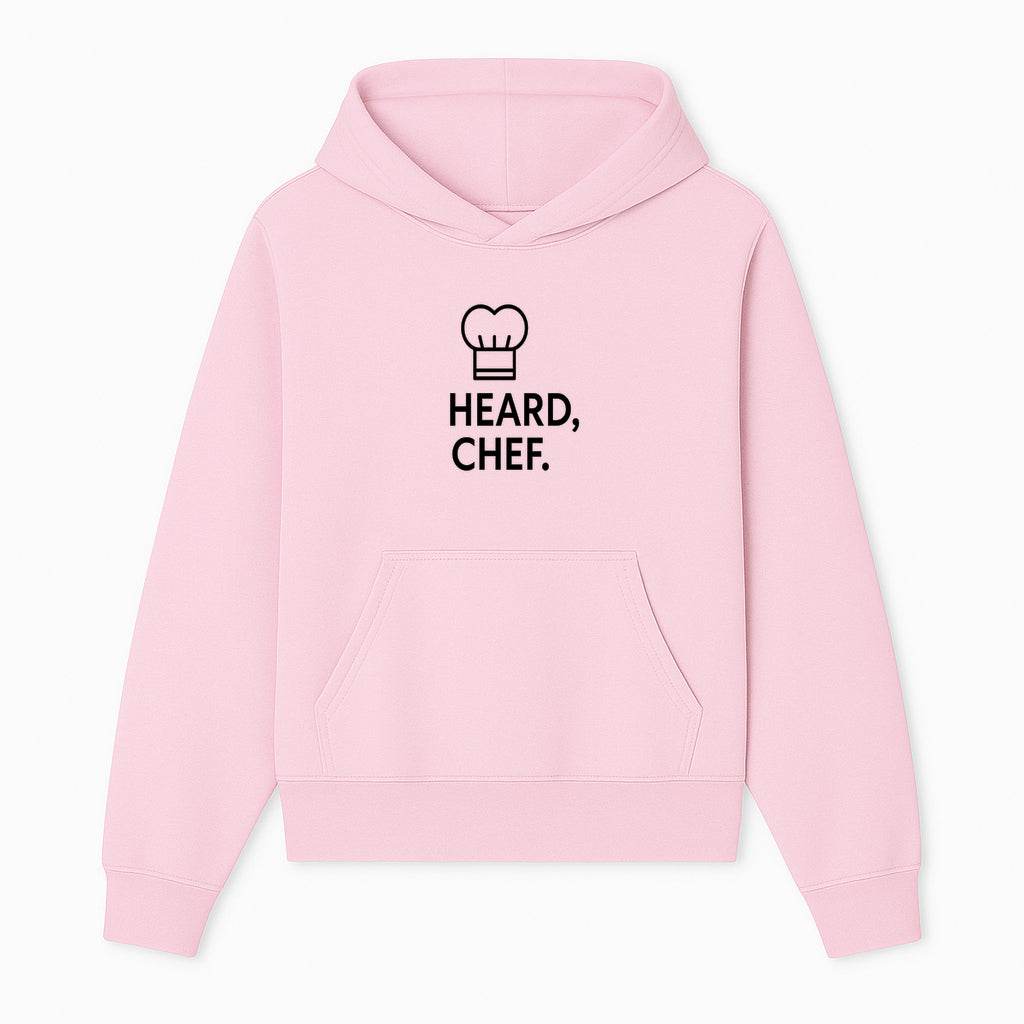 Chef Hat Wall Art Print - Heard, Chef Kitchen Decor, Culinary Quote, Chef Gift, Modern Kitchen Art, Foodie Decor, Home Cooking Style - Hoodie 1758181716517.jpg