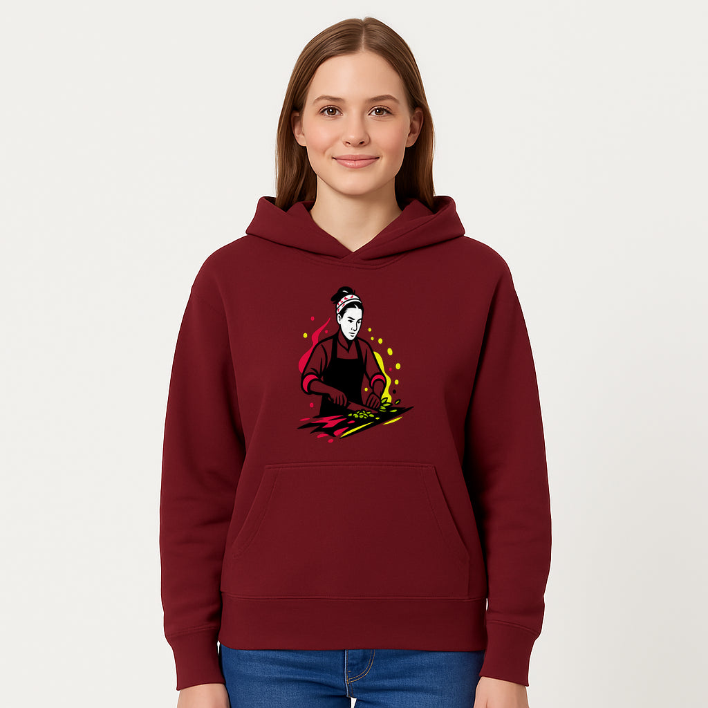Chef Cutting Vegetables Graphic Tee | Cooking Apparel | Foodie Gift | Restaurant Uniform | Chef Artwork | Culinary T-Shirt - Hoodie 1758181716793.jpg