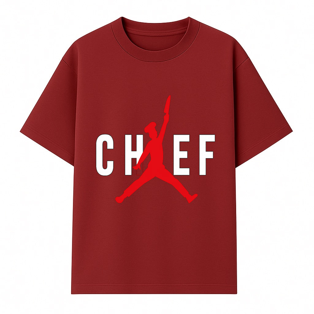 Chef Inspired Graphic Tee - Cool Chef Jumping Design - Funny Cooking Shirt for Culinary Lovers and Foodies - T-shirt 1758181717052.jpg