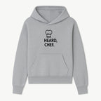 Chef Hat Wall Art Print - Heard, Chef Kitchen Decor, Culinary Quote, Chef Gift, Modern Kitchen Art, Foodie Decor, Home Cooking Style - Hoodie 1758181717181.jpg