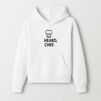 Chef Hat Wall Art Print - Heard, Chef Kitchen Decor, Culinary Quote, Chef Gift, Modern Kitchen Art, Foodie Decor, Home Cooking Style - Hoodie 1758181717392.jpg