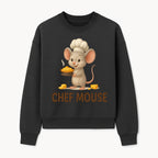 Chef Mouse Cartoon Wall Art Print - Cute Kitchen Decor for Kids, Nursery, or Culinary Enthusiasts, Adorable Chef Design - Sweatshirt 1758181717518.jpg