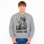 Cat Chef Cooking Time T-Shirt - Funny Cat Lover Gift, Culinary Humor, Kitchen Apparel for Animal Lovers, Unique Cooking Design - Sweatshirt 1758181717697.jpg