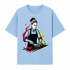 Chef Cutting Vegetables Graphic Tee | Cooking Apparel | Foodie Gift | Restaurant Uniform | Chef Artwork | Culinary T-Shirt - T-shirt 1758181717716.jpg