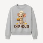 Chef Mouse Cartoon Wall Art Print - Cute Kitchen Decor for Kids, Nursery, or Culinary Enthusiasts, Adorable Chef Design - Sweatshirt 1758181717779.jpg