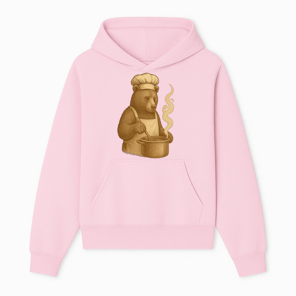 Chef Bear Cooking illustration - Vintage Art Print for Kitchen Decor or Animal Lover Gifts - Hoodie 1758181717962.jpg