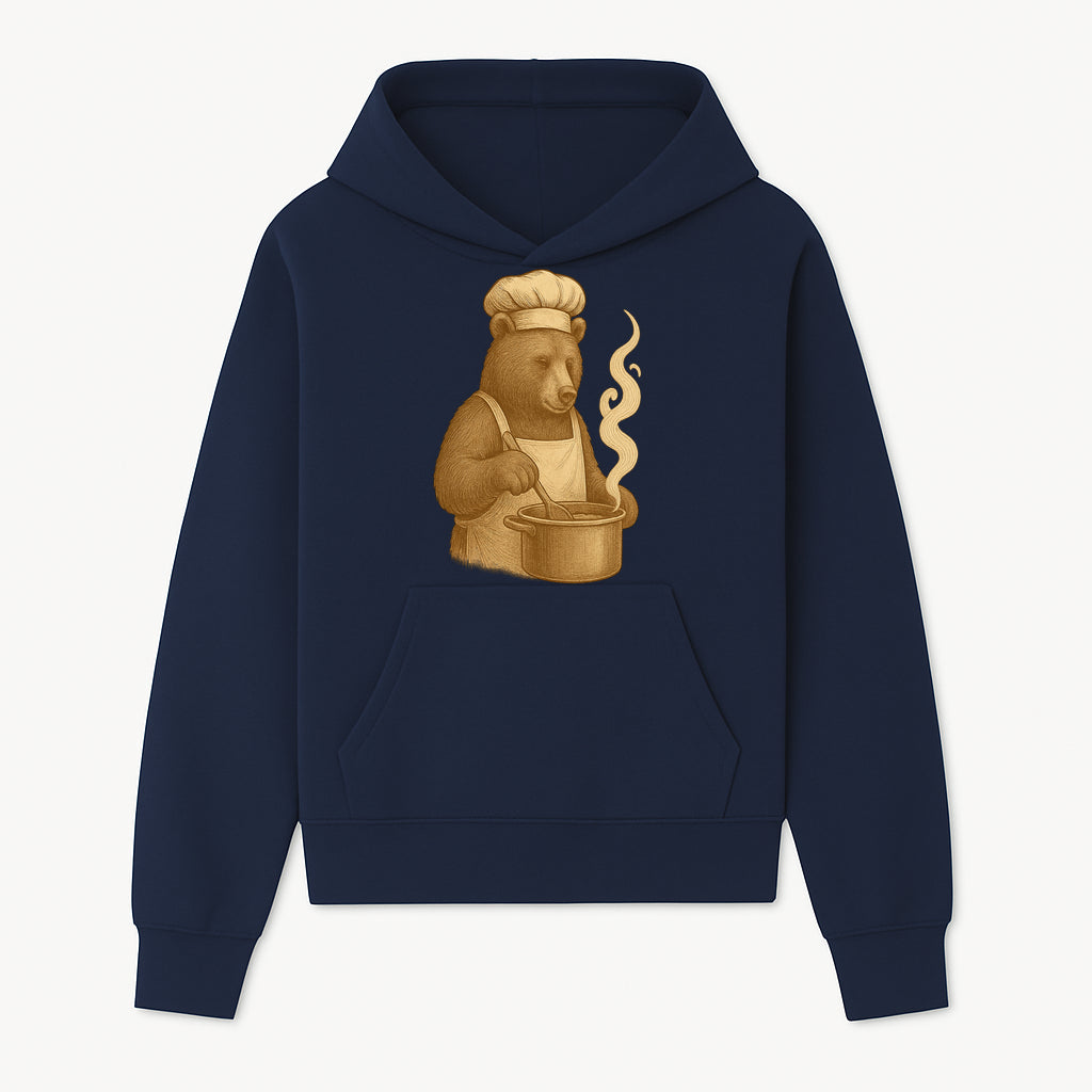 Chef Bear Cooking illustration - Vintage Art Print for Kitchen Decor or Animal Lover Gifts - Hoodie 1758181718225.jpg