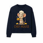 Chef Mouse Cartoon Wall Art Print - Cute Kitchen Decor for Kids, Nursery, or Culinary Enthusiasts, Adorable Chef Design - Sweatshirt 1758181718290.jpg