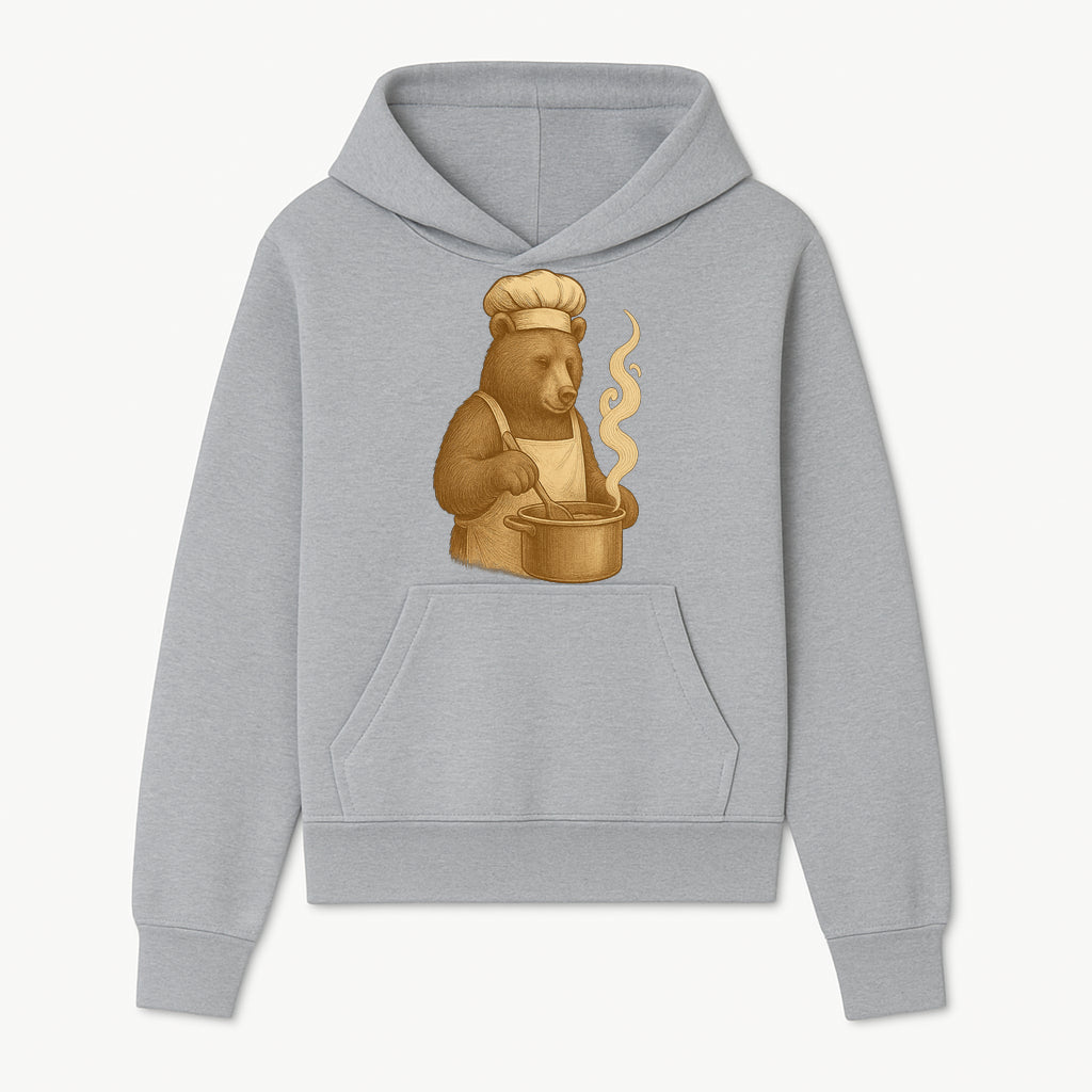 Chef Bear Cooking illustration - Vintage Art Print for Kitchen Decor or Animal Lover Gifts - Hoodie 1758181718505.jpg