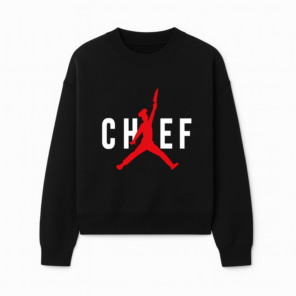 Chef Inspired Graphic Tee - Cool Chef Jumping Design - Funny Cooking Shirt for Culinary Lovers and Foodies - Sweatshirt 1758181719182.jpg