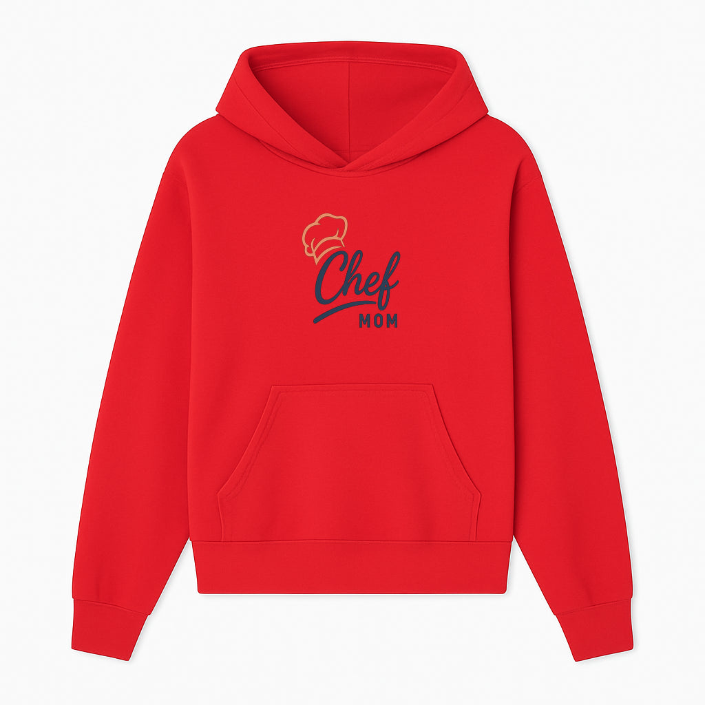 Chef Mom Chef Hat Design T-Shirt | Gift for Cooking Moms | Fun Culinary Apparel for Mothers | Mother's Day Gift Idea - Hoodie 1758181719259.jpg