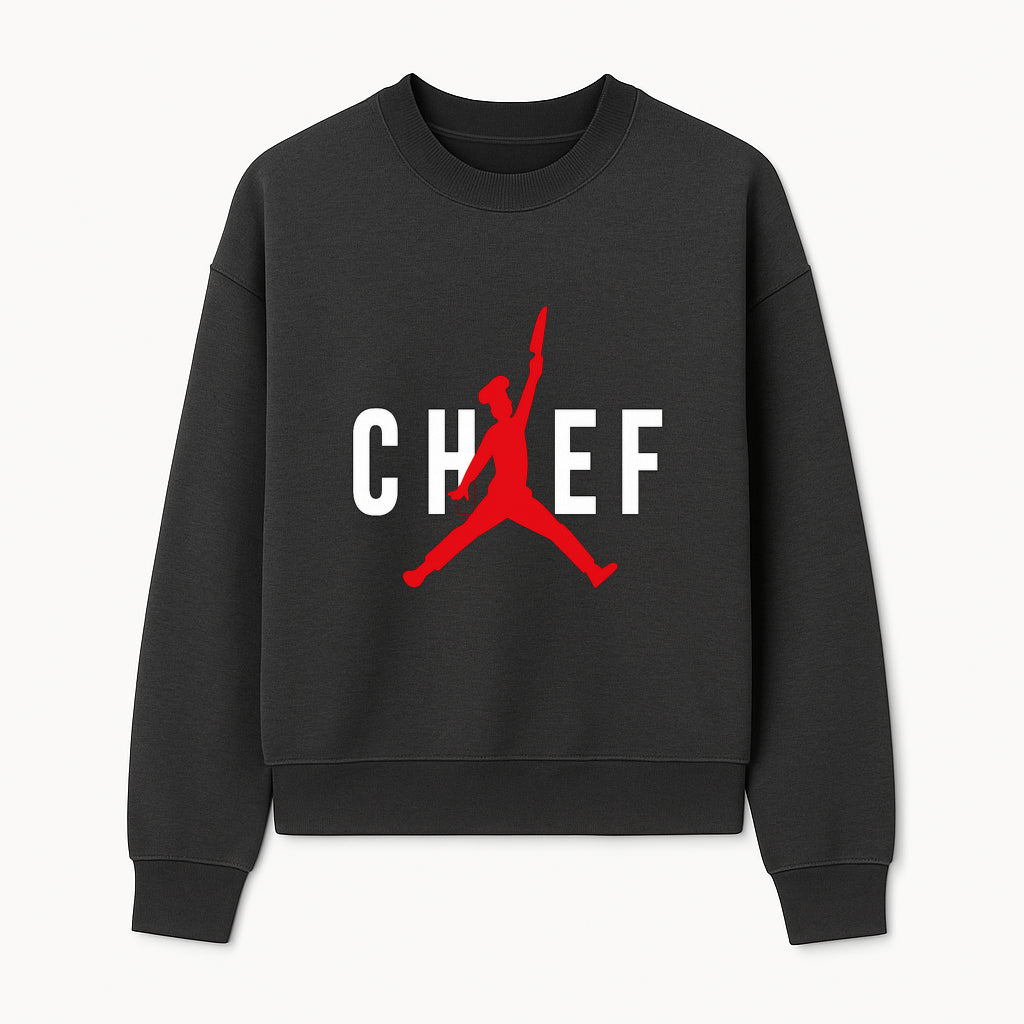 Chef Inspired Graphic Tee - Cool Chef Jumping Design - Funny Cooking Shirt for Culinary Lovers and Foodies - Sweatshirt 1758181719324.jpg