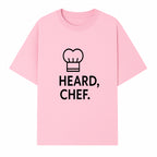 Chef Hat Wall Art Print - Heard, Chef Kitchen Decor, Culinary Quote, Chef Gift, Modern Kitchen Art, Foodie Decor, Home Cooking Style - T-shirt 1758181719727.jpg