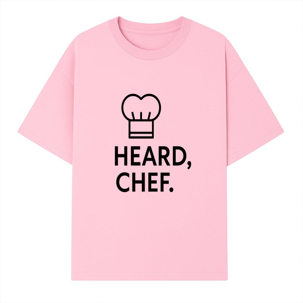 Chef Hat Wall Art Print - Heard, Chef Kitchen Decor, Culinary Quote, Chef Gift, Modern Kitchen Art, Foodie Decor, Home Cooking Style - T-shirt 1758181719727.jpg