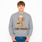 Chef Mouse Cartoon Wall Art Print - Cute Kitchen Decor for Kids, Nursery, or Culinary Enthusiasts, Adorable Chef Design - Sweatshirt 1758181719843.jpg