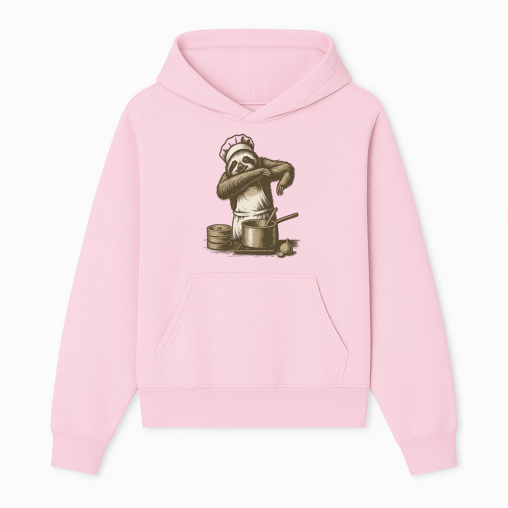 Chef Sloth Cooking Graphic Tee - Cute Animal Kitchen Design Funny Cooking Shirt for Food Lovers and Animal Enthusiasts - Hoodie 1758181720437.jpg