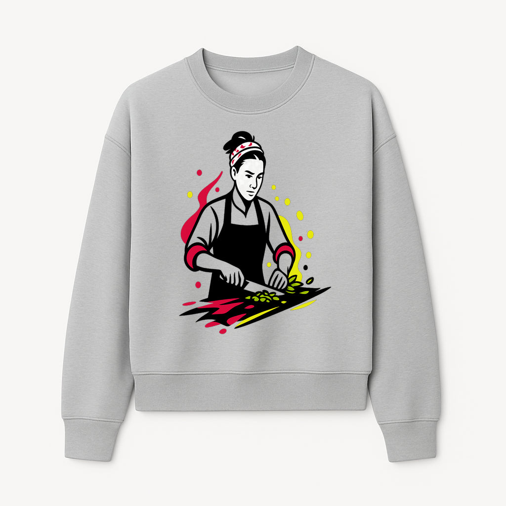 Chef Cutting Vegetables Graphic Tee | Cooking Apparel | Foodie Gift | Restaurant Uniform | Chef Artwork | Culinary T-Shirt - Sweatshirt 1758181720570.jpg