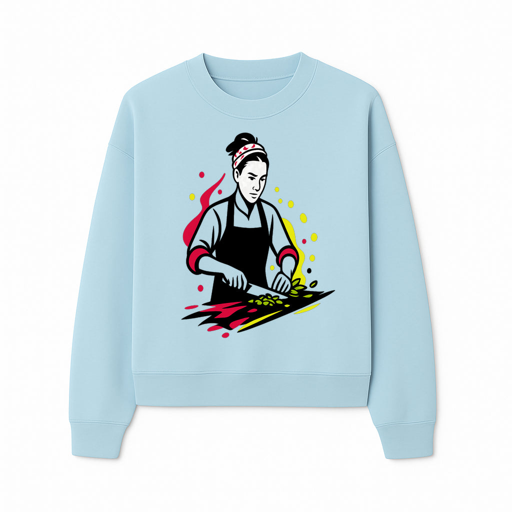 Chef Cutting Vegetables Graphic Tee | Cooking Apparel | Foodie Gift | Restaurant Uniform | Chef Artwork | Culinary T-Shirt - Sweatshirt 1758181720708.jpg