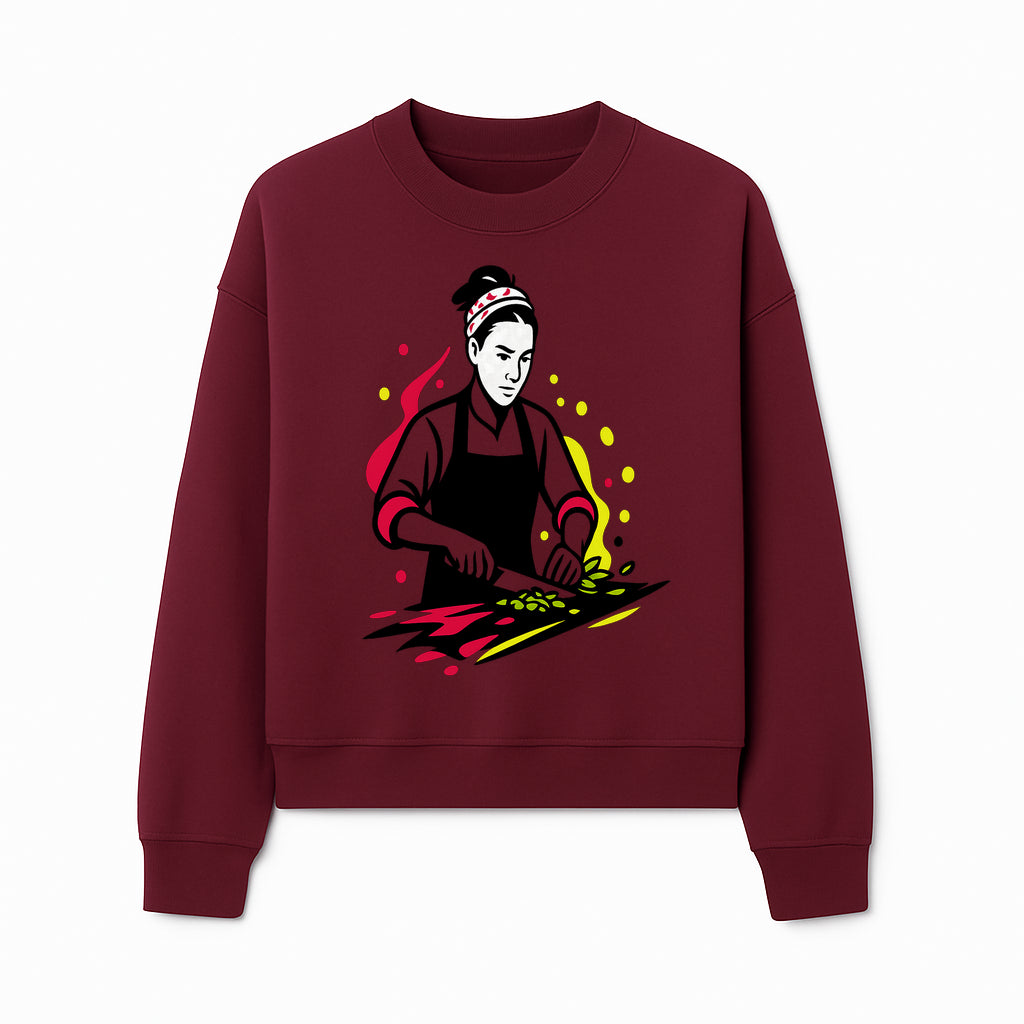 Chef Cutting Vegetables Graphic Tee | Cooking Apparel | Foodie Gift | Restaurant Uniform | Chef Artwork | Culinary T-Shirt - Sweatshirt 1758181720987.jpg