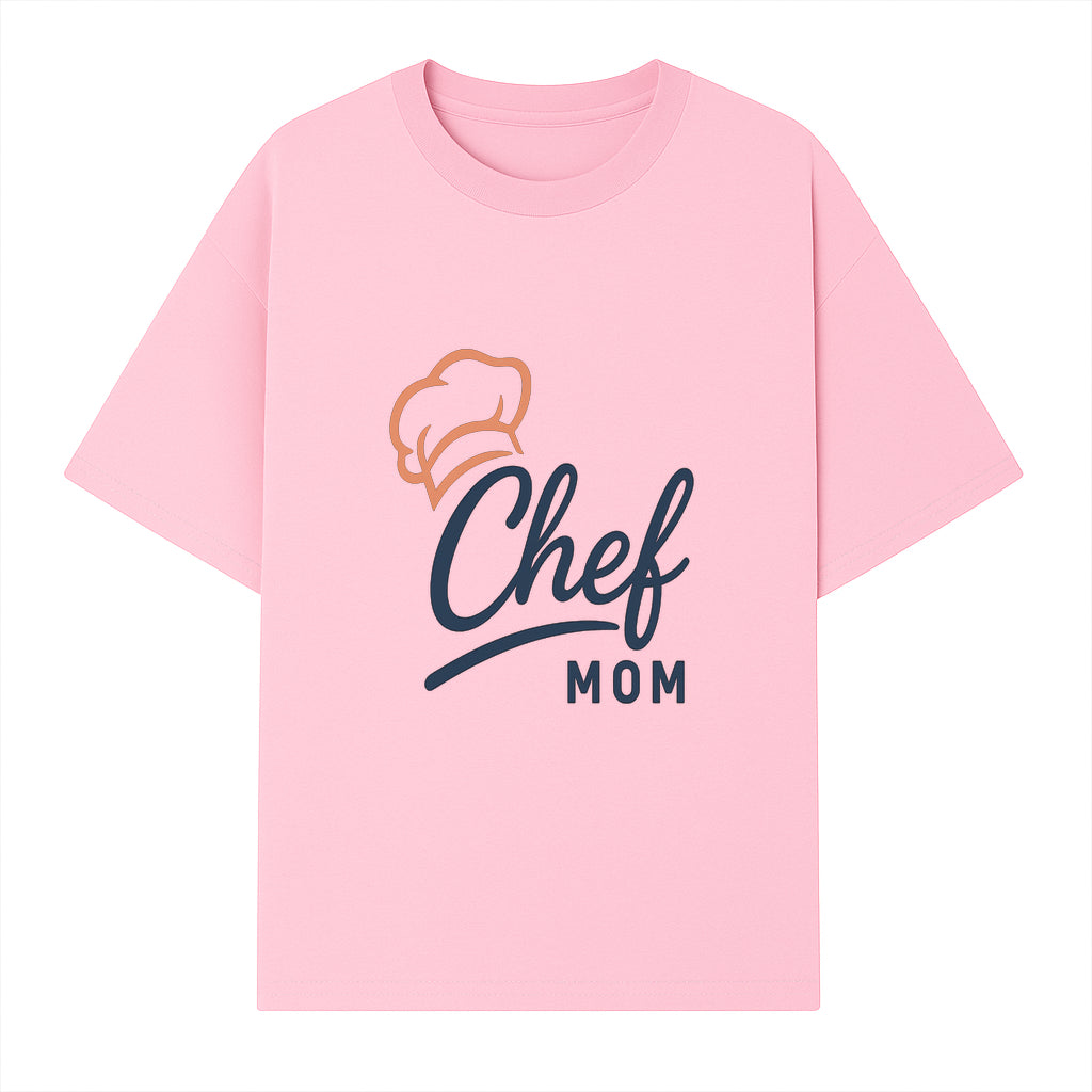 Chef Mom Chef Hat Design T-Shirt | Gift for Cooking Moms | Fun Culinary Apparel for Mothers | Mother's Day Gift Idea - T-shirt 1758181721981.jpg