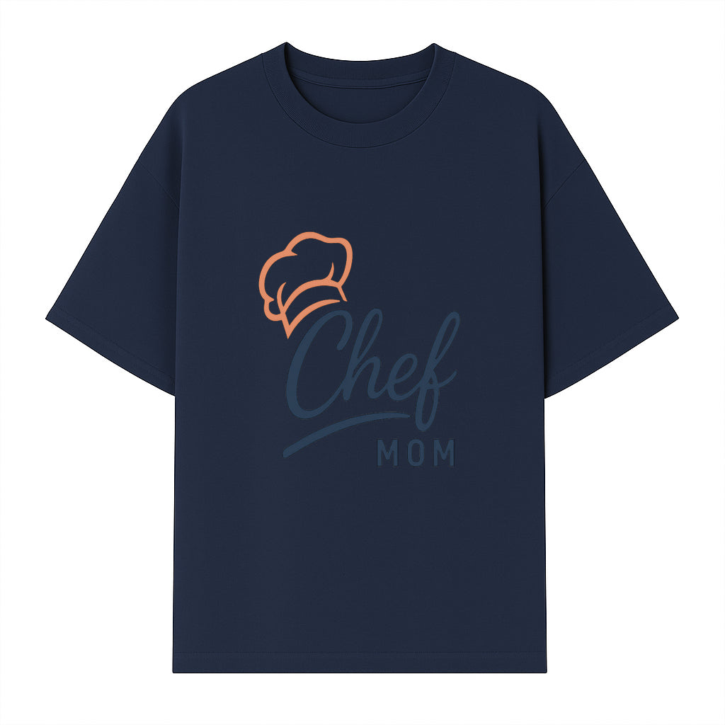 Chef Mom Chef Hat Design T-Shirt | Gift for Cooking Moms | Fun Culinary Apparel for Mothers | Mother's Day Gift Idea - T-shirt 1758181722360.jpg