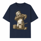Chef Sloth Cooking Graphic Tee - Cute Animal Kitchen Design Funny Cooking Shirt for Food Lovers and Animal Enthusiasts - T-shirt 1758181723756.jpg