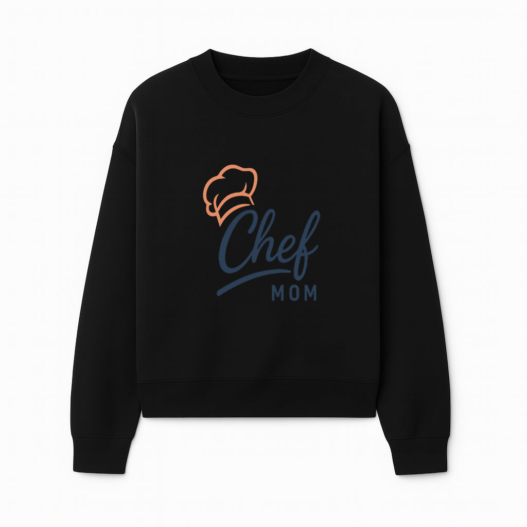 Chef Mom Chef Hat Design T-Shirt | Gift for Cooking Moms | Fun Culinary Apparel for Mothers | Mother's Day Gift Idea - Sweatshirt 1758181724328.jpg