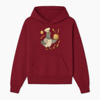 Chef Pigeon Serving Cake Design T-Shirt | Cute Bird Baking Graphic Tee | Fun Cooking Gift for Bird Lovers & Bakers - Hoodie 1758181724717.jpg