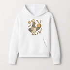 Chef Pigeon Serving Cake Design T-Shirt | Cute Bird Baking Graphic Tee | Fun Cooking Gift for Bird Lovers & Bakers - Hoodie 1758181725194.jpg