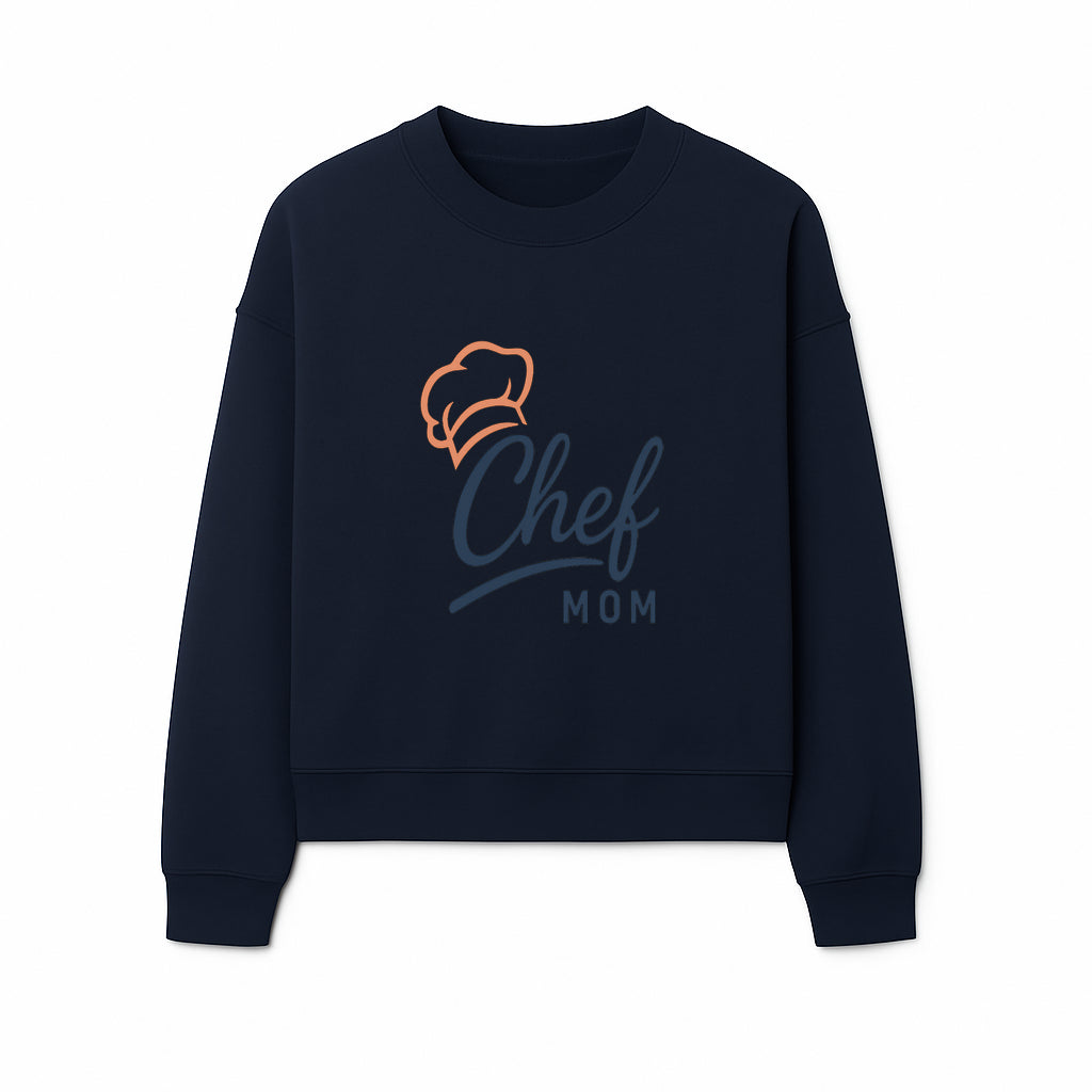 Chef Mom Chef Hat Design T-Shirt | Gift for Cooking Moms | Fun Culinary Apparel for Mothers | Mother's Day Gift Idea - Sweatshirt 1758181725333.jpg