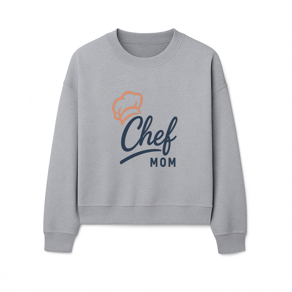 Chef Mom Chef Hat Design T-Shirt | Gift for Cooking Moms | Fun Culinary Apparel for Mothers | Mother's Day Gift Idea - Sweatshirt 1758181725606.jpg