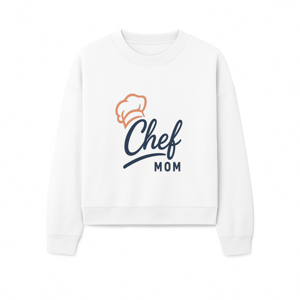 Chef Mom Chef Hat Design T-Shirt | Gift for Cooking Moms | Fun Culinary Apparel for Mothers | Mother's Day Gift Idea - Sweatshirt 1758181725735.jpg