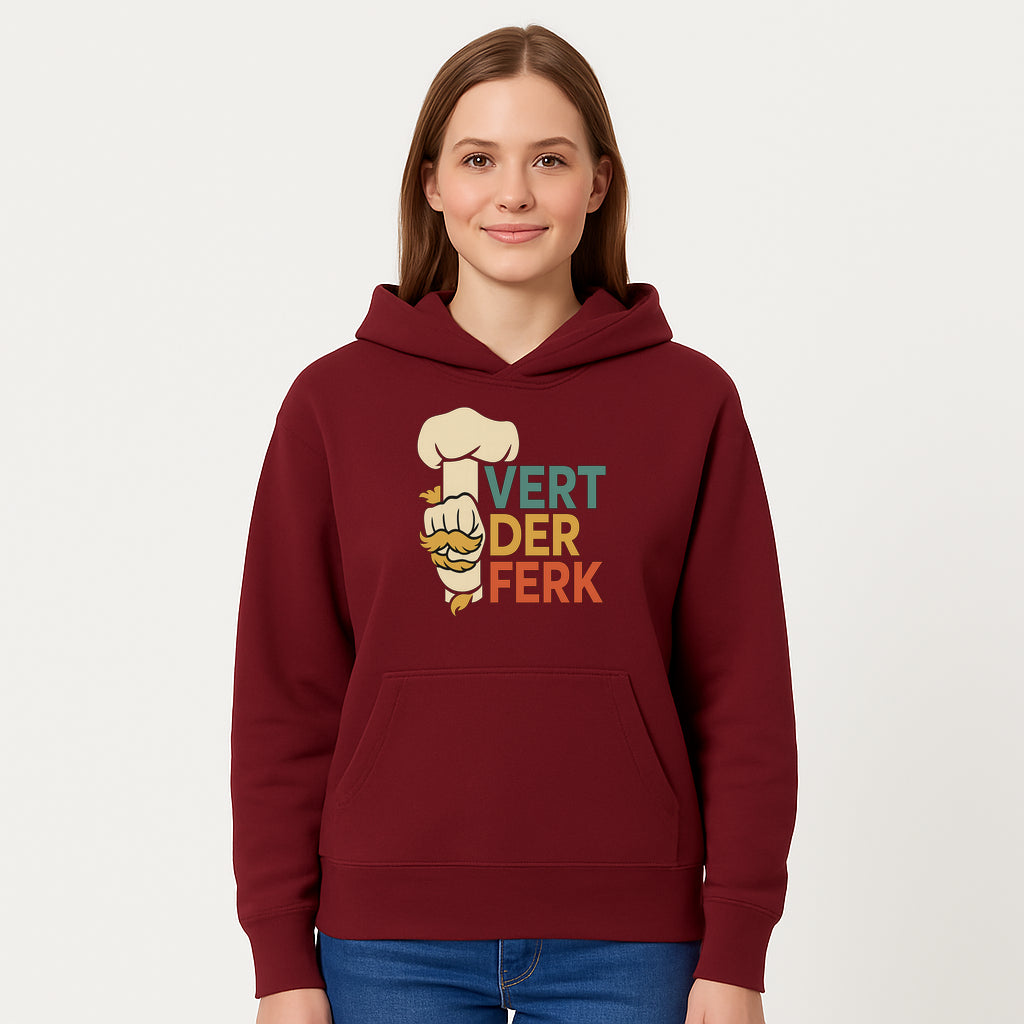 Chef Themed Art Print | Vert der Ferk Typography Design | Kitchen Decor | Unique Gift for Foodies & Cooking Enthusiasts - Hoodie 1758181731976.jpg
