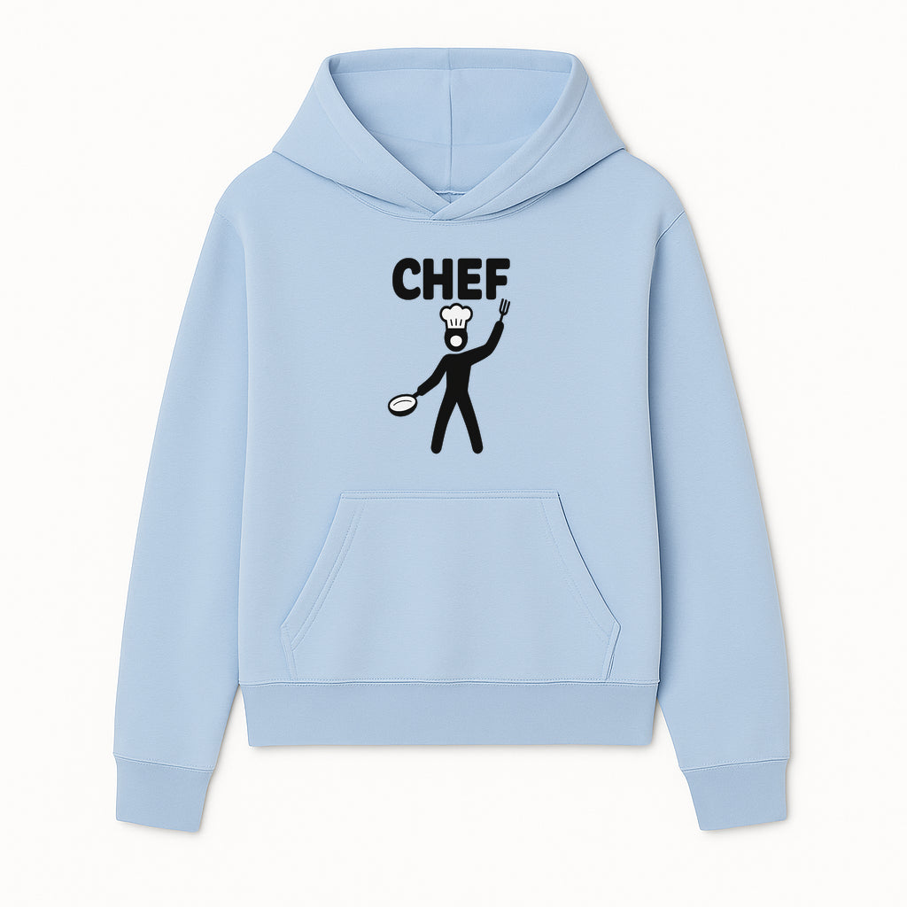 Chef Silhouette Wall Art | Kitchen Decor | Cooking Enthusiast Gift | Restaurant Wall Sign | Culinary Art | Modern Home Decor - Hoodie 1758181734314.jpg