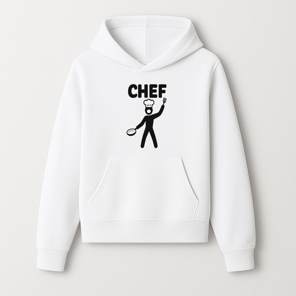 Chef Silhouette Wall Art | Kitchen Decor | Cooking Enthusiast Gift | Restaurant Wall Sign | Culinary Art | Modern Home Decor - Hoodie 1758181735115.jpg